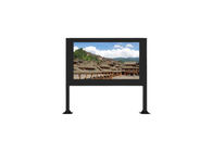 98 ιντσών αδιάβροχο κιόσκι τηλεόρασης 4K αναγνώσιμο από τον ήλιο IP65 4000 Nits Διαφήμιση Υπαίθρια οθόνη τοτέμ LCD Οθόνη ψηφιακής σήμανσης