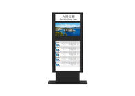 Υπαίθρια LCD επίδειξη διαφήμισης οθόνης αφής στάσεων λεωφορείου εξαιρετικά λεπτή ψηφιακό σύστημα σηματοδότησης στάσεων πατωμάτων 32 ίντσας