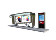 Μεγάλη μεγέθους οθόνη πολυμέσων LCD διαφήμισης στάσεων λεωφορείου επίδειξης υπαίθρια στο ψηφιακό σύστημα σηματοδότησης περίπτερων mation