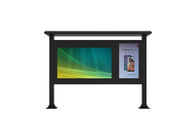 Υπαίθριο ψηφιακό σύστημα σηματοδότησης 75 ίντσας Eco έξυπνων LCD διαφημιστικών οθόνης πατωμάτων στάσεων διαφημιστικών οργάνων ελέγχου και επιδείξεων