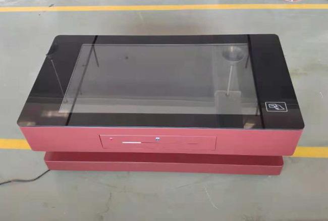Διαλογικό οθονών επαφής τραπεζάκι σαλονιού επίδειξης αφής LCD γραφείων έξυπνο για την επιχείρηση και την ψυχαγωγία