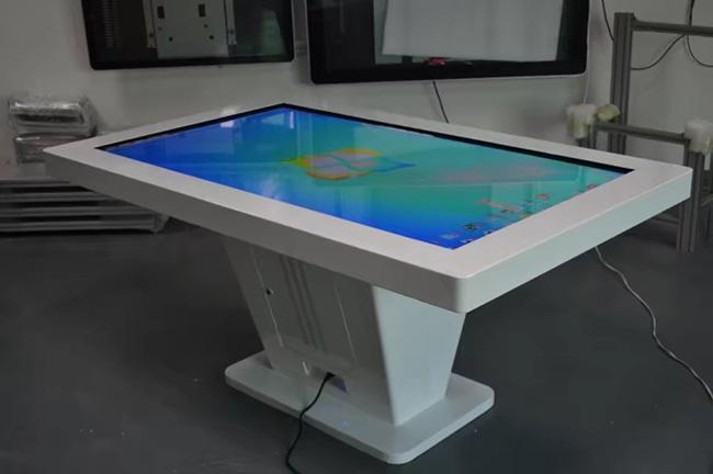 Πολυ περίπτερο επιτραπέζιας αφής οθόνης αφής 55 ίντσας LCD επιτραπέζιο