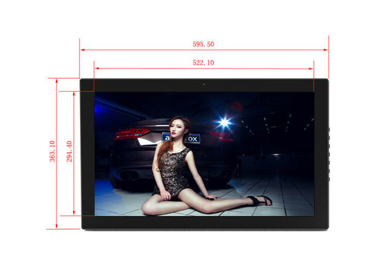 24 πλαίσιο εικόνων οθόνης LCD Backlight HD 1024*600 ίντσας που παίζει τον ηλεκτρονικό κινηματογράφο μουσικής εικόνων λευκωμάτων πλήρους λειτουργίας