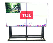 Υψηλός τηλεοπτικός τοίχος καθορισμού LCD ψήφισμα 1366 X 768 2 X 2 47 ίντσας για την έκθεση