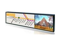 28 τεντωμένο ίντσα φραγμών LCD περίπτερο συστημάτων σηματοδότησης επίδειξης ψηφιακό για τα λεωφορεία και τους σταθμούς μετρό