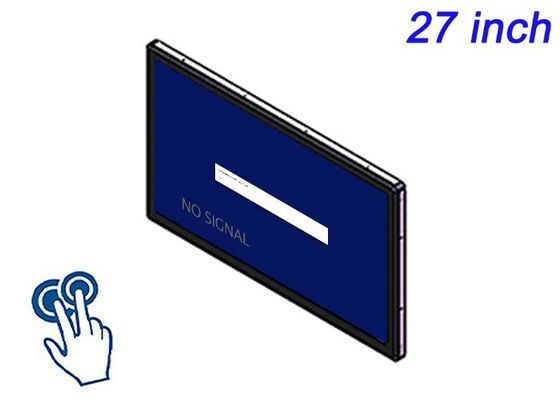 27 ιντσών ενσωματωμένη οθόνη αφής για περίπτερα εκθέσεων, εκπαιδευτικά συστήματα, οθόνες αίθουσας συνεδριάσεων και προηγμένες λύσεις λιανικής πώλησης