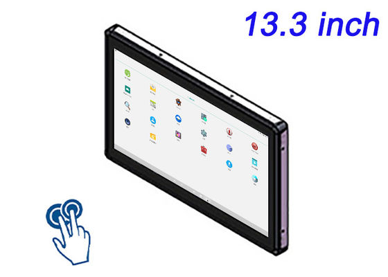 13.3-ιντσών Android Touch Embedded Monitor για οθόνες λιανικής πώλησης, βιομηχανικά συστήματα ελέγχου, smart home hubs και ψηφιακή σήμανση
