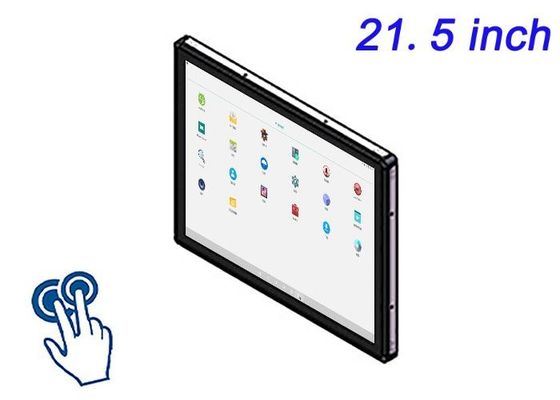 21.5 ιντσών ενσωματωμένη οθόνη αφής Android για διαδραστικά μενού, εταιρικές οθόνες εκπαίδευσης, λύσεις φιλοξενίας και τερματικά δημόσιων πληροφοριών