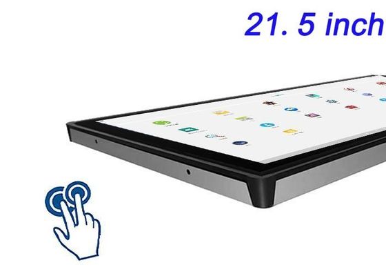 21.5 ιντσών ενσωματωμένη οθόνη αφής Android για διαδραστικά μενού, εταιρικές οθόνες εκπαίδευσης, λύσεις φιλοξενίας και τερματικά δημόσιων πληροφοριών