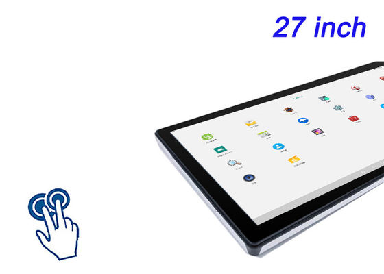 27 ιντσών ενσωματωμένη οθόνη αφής Android για οθόνες εμπορικών εκθέσεων, έξυπνες εφαρμογές λιανικής πώλησης, κονσόλες πολυμέσων και συστήματα ελέγχου