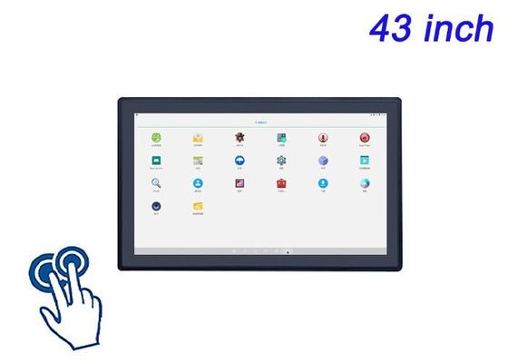 43 ιντσών ενσωματωμένη οθόνη αφής Android για υποδομές έξυπνων πόλεων, οθόνες σταδίων, εμπειρίες λιανικής πώλησης και περίπτερα παιχνιδιών