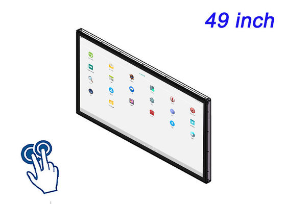 49 ιντσών ενσωματωμένη οθόνη αφής Android για οθόνες έξυπνης πόλης, διεπαφές σταδίων, διαφήμιση λιανικής πώλησης μεγάλης κλίμακας και κέντρα διοίκησης