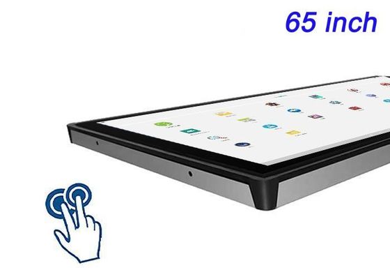 65 ιντσών ενσωματωμένη οθόνη αφής Android για έξυπνη υποδομή, ψηφιακή σήμανση υψηλού επιπέδου, αίθουσες ελέγχου και συστήματα ψυχαγωγίας