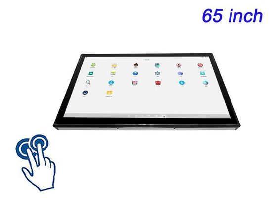 65 ιντσών ενσωματωμένη οθόνη αφής Android για έξυπνη υποδομή, ψηφιακή σήμανση υψηλού επιπέδου, αίθουσες ελέγχου και συστήματα ψυχαγωγίας