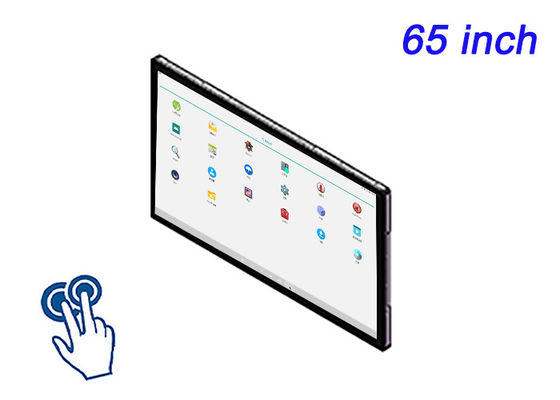 65 ιντσών ενσωματωμένη οθόνη αφής Android για έξυπνη υποδομή, ψηφιακή σήμανση υψηλού επιπέδου, αίθουσες ελέγχου και συστήματα ψυχαγωγίας