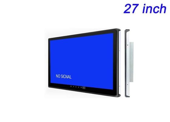 27 ιντσών ενσωματωμένη οθόνη Android για ψηφιακή διαφήμιση, οθόνες εμπορικών εκθέσεων, πίνακες ελέγχου εφοδιαστικής και αίθουσες διοίκησης