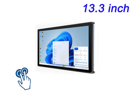 13.3 ιντσών Windows Touch Embedded Monitor για τα καταστήματα λιανικής πώλησης, διαδραστική ψηφιακή σήμανση, έξυπνα οικιακά κέντρα και πίνακες ελέγχου