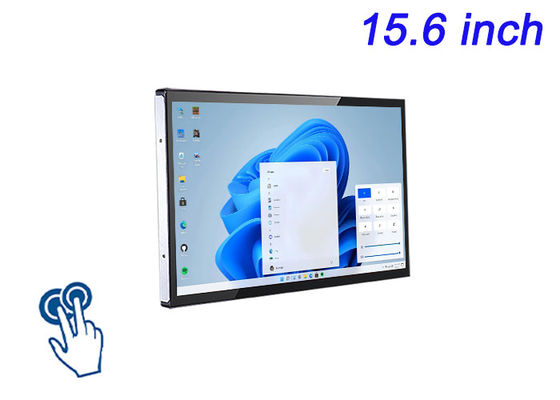 15.6 ιντσών Windows Touch Embedded Screen για οθόνες έξυπνης πόλης, διεπαφές σταδίων, λύσεις λιανικής πώλησης και συστήματα παιχνιδιών