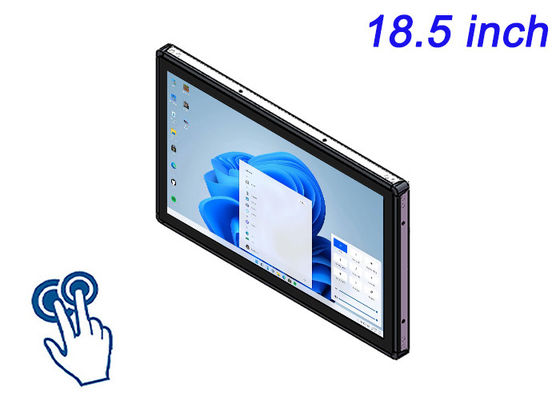 18.5 ιντσών Windows Touch Embedded Monitor για κονσόλες γυμναστικής, συστήματα πώλησης εισιτηρίων, αυτόματες πωλήσεις και οθόνες καθοδήγησης