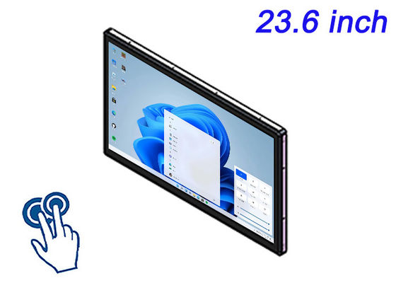 23.6 ιντσών Windows Touch Embedded Display για ιατρική διάγνωση, μηχανές CNC, συστήματα διυλιστηρίων πετρελαίου και προηγμένα πάνελ ελέγχου