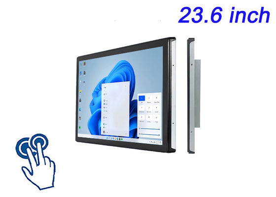 23.6 ιντσών Windows Touch Embedded Display για ιατρική διάγνωση, μηχανές CNC, συστήματα διυλιστηρίων πετρελαίου και προηγμένα πάνελ ελέγχου