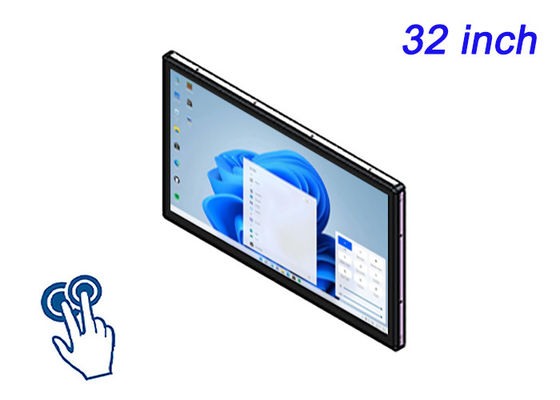 32 ιντσών ενσωματωμένη οθόνη Windows Touch για αίθουσες ελέγχου, οθόνες εφοδιαστικής, συστήματα παρακολούθησης και διεπαφές δημόσιων μεταφορών