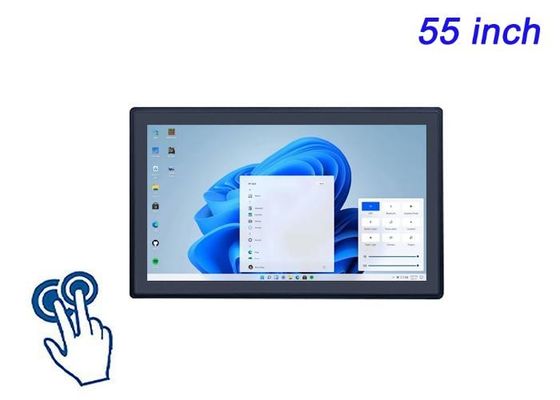 55 ιντσών οθόνη αφής Windows για εταιρικές παρουσιάσεις, εγκαταστάσεις ψηφιακής τέχνης, διαδραστικά εκθέματα μουσείων και υψηλής τεχνολογίας βιντεοδιάσκεψεις