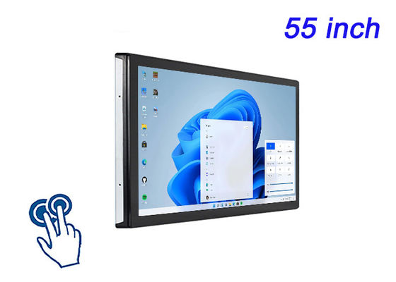 55 ιντσών οθόνη αφής Windows για εταιρικές παρουσιάσεις, εγκαταστάσεις ψηφιακής τέχνης, διαδραστικά εκθέματα μουσείων και υψηλής τεχνολογίας βιντεοδιάσκεψεις