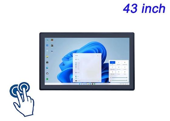 43 ιντσών Windows Touch Embedded Screen για οθόνες έξυπνης πόλης, διεπαφές σταδίων, λύσεις λιανικής πώλησης και συστήματα παιχνιδιών