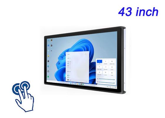 43 ιντσών Windows Touch Embedded Screen για οθόνες έξυπνης πόλης, διεπαφές σταδίων, λύσεις λιανικής πώλησης και συστήματα παιχνιδιών