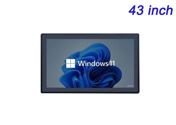 43 ιντσών ενσωματωμένη οθόνη Windows για έξυπνη υποδομή, οθόνες σταδίου, εντυπωσιακή διαφήμιση και κέντρα ελέγχου