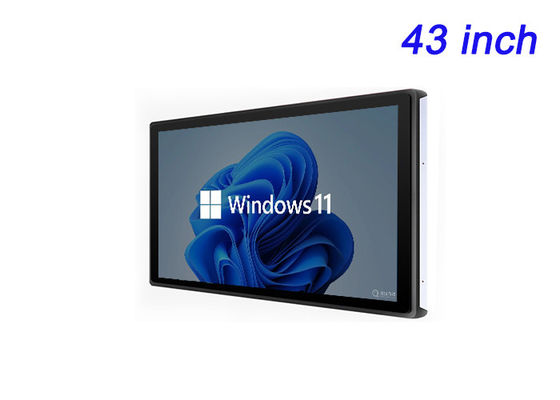 43 ιντσών ενσωματωμένη οθόνη Windows για έξυπνη υποδομή, οθόνες σταδίου, εντυπωσιακή διαφήμιση και κέντρα ελέγχου