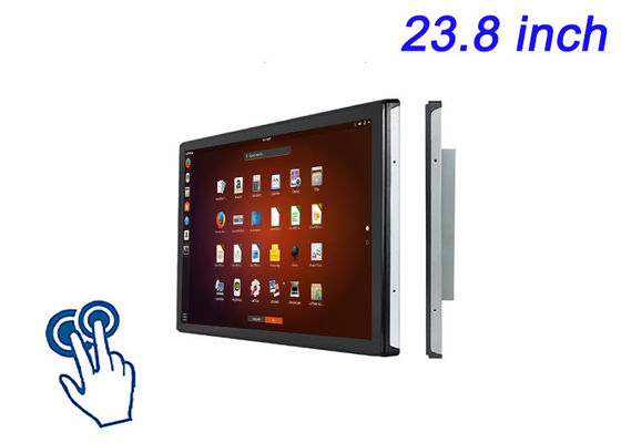 23.8 ιντσών Linux Touch Embedded Display για διαφημίσεις λιανικής πώλησης, συστήματα διαχείρισης κυκλοφορίας, πίνακες επιστημονικής έρευνας και κέντρα διοίκησης