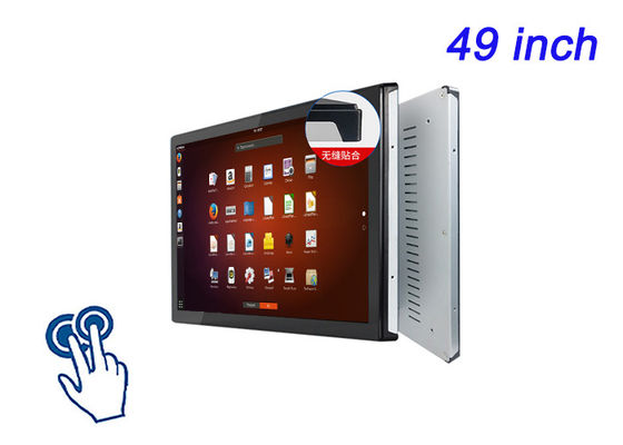 49 ιντσών Linux Touch Embedded Display για ψηφιακή σήμανση, εταιρικές λύσεις συναντήσεων, παρακολούθηση εγκαταστάσεων και ταμπλό μεταφορών