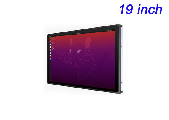19 ιντσών ενσωματωμένη οθόνη Linux για παρακολούθηση ασφαλείας, πίνακες ελέγχου εργοστασίου, συστήματα αποθήκης και δημόσιες οθόνες