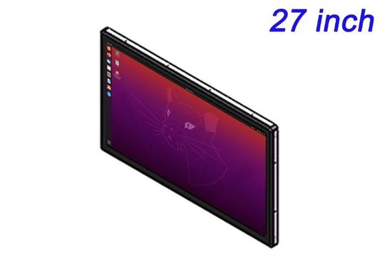 27 ιντσών ενσωματωμένη οθόνη Linux για οθόνες λιανικής πώλησης μεγάλης κλίμακας, εταιρικές διεπαφές, συστήματα δημόσιων μεταφορών και παρακολούθηση ασφαλείας