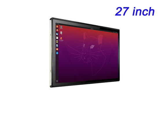 27 ιντσών ενσωματωμένη οθόνη Linux για οθόνες λιανικής πώλησης μεγάλης κλίμακας, εταιρικές διεπαφές, συστήματα δημόσιων μεταφορών και παρακολούθηση ασφαλείας
