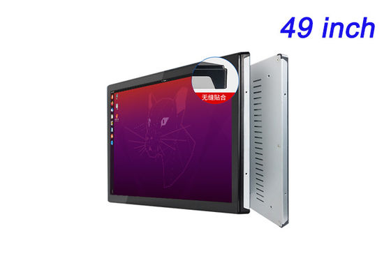 49 ιντσών ενσωματωμένη οθόνη Linux για εταιρικά ταμπλό, διεπαφές σταδίων, παρακολούθηση εργοστασίου και ψηφιακή διαφήμιση
