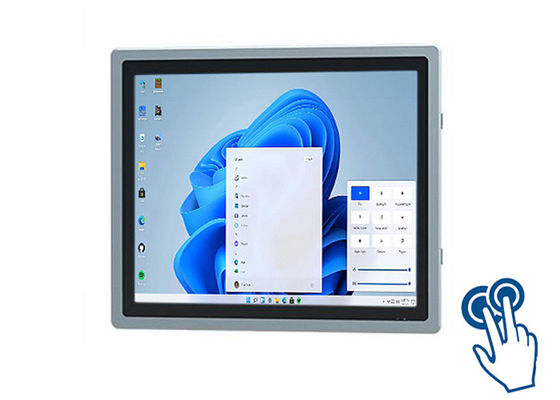 17 ιντσών αξιόπιστη οθόνη Windows Touch για συστήματα ασφαλείας και βιομηχανικό έλεγχο