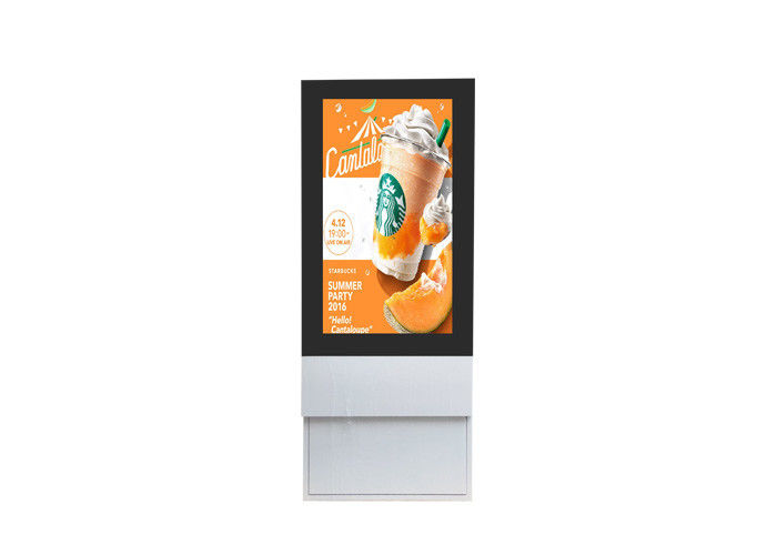 Υπαίθρια LCD επίδειξη πινάκων HD σημαδιών 55 ίντσας αρρενωπή/ψηφιακό περίπτερο συστημάτων σηματοδότησης διαφημίσεων τοτέμ παραθύρων