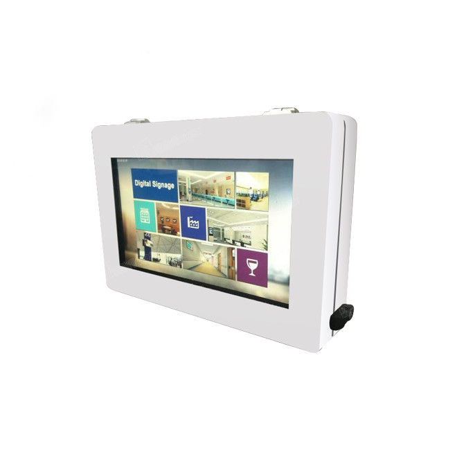 Υπαίθριο LCD περίπτερο επίδειξης υψηλής ανάλυσης, τοποθετημένη τοίχος ψηφιακή οθόνη αφισών