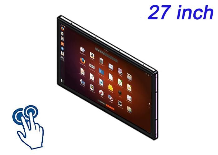 27 ιντσών Linux Touch Embedded Screen για μεγάλης κλίμακας οθόνες λιανικής πώλησης, συστήματα check-in αεροδρομίων, παρακολούθηση εκπομπών και πίνακες ελέγχου ενέργειας