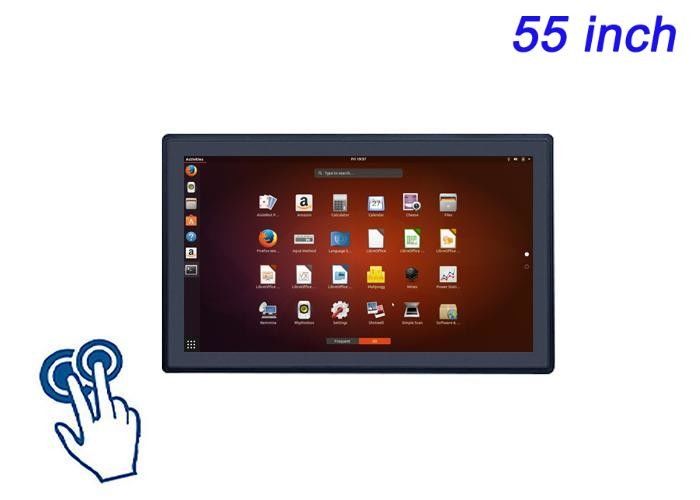 55 ιντσών Linux Touch Embedded Screen για διαφημίσεις λιανικής πώλησης υψηλού επιπέδου, κέντρα διοίκησης, διεπαφές μουσείων και λύσεις παιχνιδιών Immersive