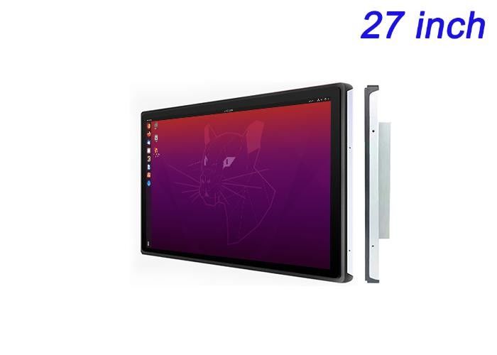 27 ιντσών ενσωματωμένη οθόνη Linux για οθόνες λιανικής πώλησης μεγάλης κλίμακας, εταιρικές διεπαφές, συστήματα δημόσιων μεταφορών και παρακολούθηση ασφαλείας