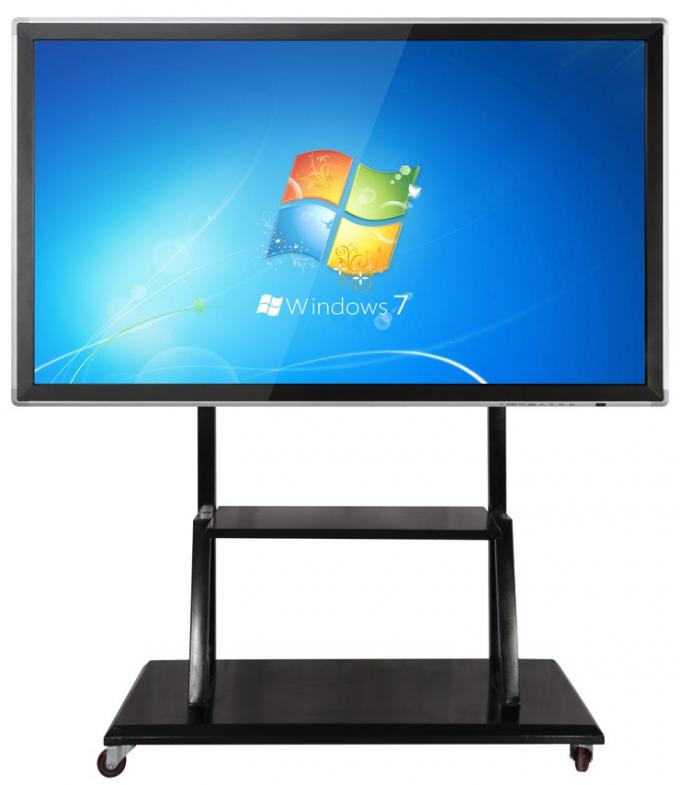 Καυτή πώληση διαλογική οθόνη αφής TV 55 έως 84 ίντσας whiteboard, όλοι σε ένα όργανο ελέγχου οθόνης αφής PC με το ψήφισμα 4K UHD