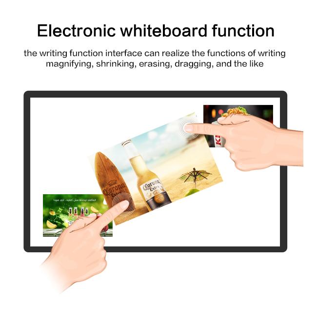 Αρρενωπός συστημάτων LCD επιτραπέζιου Wifi αφής επιτραπέζιων περίπτερων διαλογικός πολυ πίνακας οθόνης αφής τοπ καφέ έξυπνος