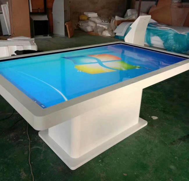 Πολυ περίπτερο επιτραπέζιας αφής οθόνης αφής 55 ίντσας LCD επιτραπέζιο